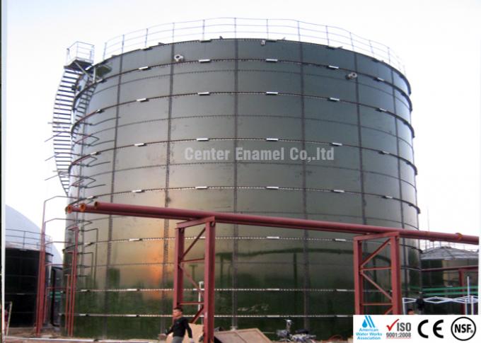 Anaerobic Biogas Digester , Biogas Storage Tank With Three Phase Separator 0
