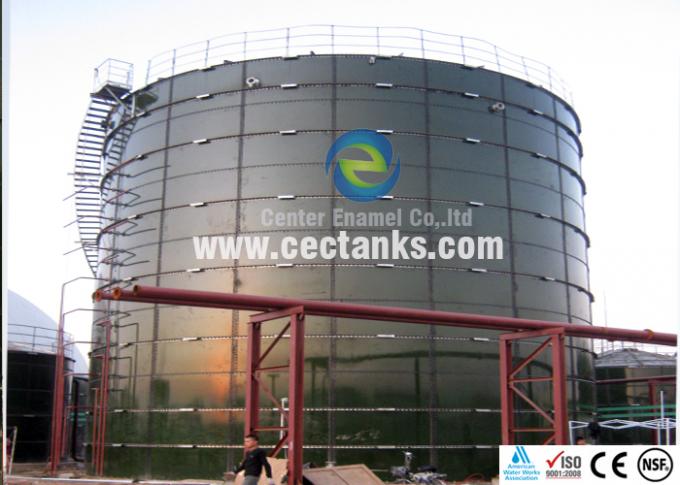 Glass Fused To Steel Industrial Water Tanks / 10000 gallon steel water tank 0