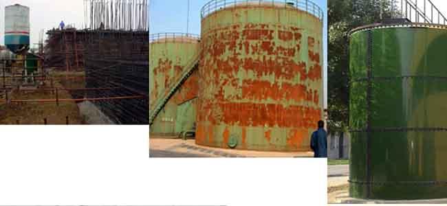 Corrosion Resistance Waste Water Storage Tanks 30000 Gallon Water Storage Tank 0