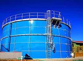 Glass - Fused - To - Steel Tank For Agricultural Water Treatment Project In Ecuador 0