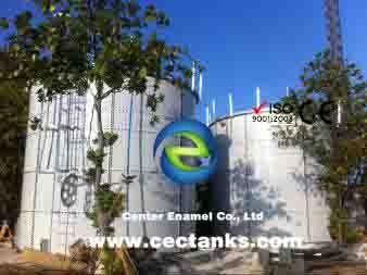 Above Ground Storage Tanks As Anaerobic Digestion Tanks For Wastewater Treatment Project