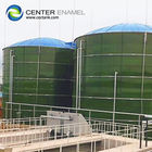 Green Industrial Water Tanks , Anaerobic Digestion Tank Used To Generate Electricity
