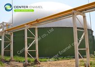 Customized Glass Fused To Steel Sludge Storage Tank With Membrane Roof Or Aluminum Roof