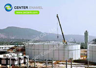 300 000 Gallon Stainless Steel Bolted Leachate Storage Tanks With Aluminum Dome Roofs