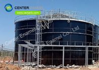 Industrial water tanks , porcelain enamel glass lined tank dark green
