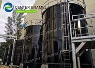 Stainless Steel Bolted Anaerobic Digestion Tanks With Glass - Fused - To - Steel Roof For Wastewater Treatment Plant
