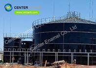 Steel Panel 6.0 Mohs Hardness Liquid Storage Tank With Aluminum Dome Roof