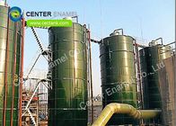 Glass Fused To Steel CSTR Reactor With Roofs For Biogas Plant