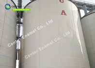 Expanded Bolted Steel Biogas Storage Tank With Double Membrane Roof
