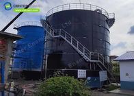 Bolted Steel Industrial Water Storage Tanks Customized Color