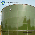 90000 Gallons Glass Lined Steel Leachate Storage Tanks For Landfill Leachate Treatment Project