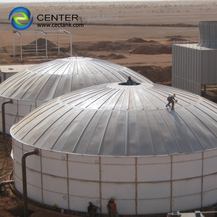 Glass Fused To Steel Bolted Grain Storage Tank Silos 30 Years Service Life