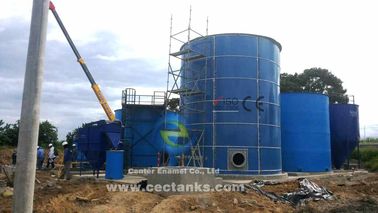 Durable Glass Fused Steel Tanks / Leachate Storage Tanks For Landfill