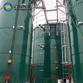 Sewage Holding Tank Consists Of Glass - Lined Steel Panels With Superior Storage Tank Performance
