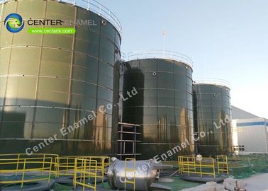 30000 Gallons Glass Fused To Steel Tanks For Industrial Liquid Storage