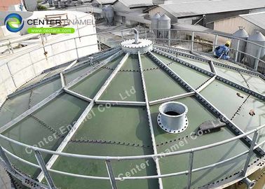 35000 Gallan Industrial Water Tanks With Aluminum Alloy Trough Deck Roof