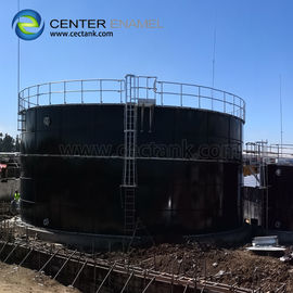 Glass Fused To Steel Bolted Bolted Steel Tanks As Anaerobic Digestion Tanks With Double Membrane Roof