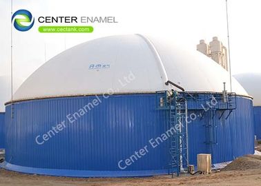 Glass Fused To Steel Waste Water Storage Tanks ISO9001 Chemical Resistance
