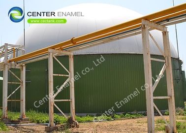 30000 Gallons Grain Storage Silos / Glass Fused To Steel Dry Bulk Storage Tanks For Farm Plant