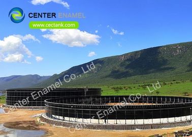 Easy Assemble Bolted Steel Leachate Storage Tanks 20 m3 To 20000 m3 Capactiy