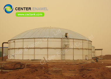 Glass Fused To Steel Biogas Storage Tank With Double Membrane Gas Holder
