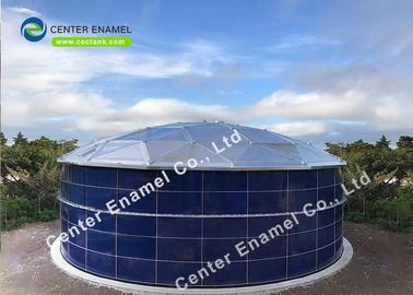 30000 / 30k Gallon Expandable Glass Lined Water Storage Tanks For Municipal Sewage