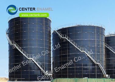 Bolted Steel Fire Water Tank With Membrane Roof Chemical Resistance