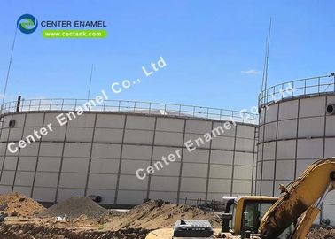 Glass Fused Steel Potable Water Tanks With Aluminum Deck Roof For Residential , Commercial , Institutional , Industrial