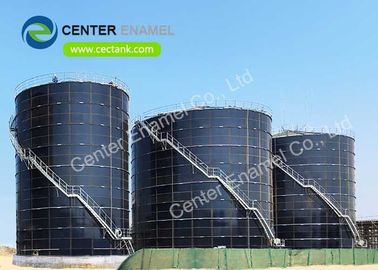 Excellent Corrosion Resistant Glass Lined Water Storage Tanks With Aluminum Alloy Trough Deck Roofs