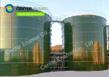 Glass Lined Steel Liquid Storage Tanks Bolted Steel Chemical Storage