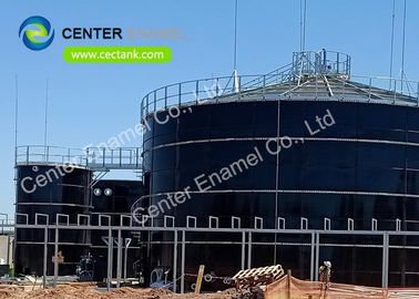 Steel Panel 6.0 Mohs Hardness Liquid Storage Tank With Aluminum Dome Roof