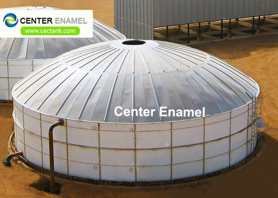 500KN/mm Anaerobic Digestion Tank With Dual Membrane Gas Holder