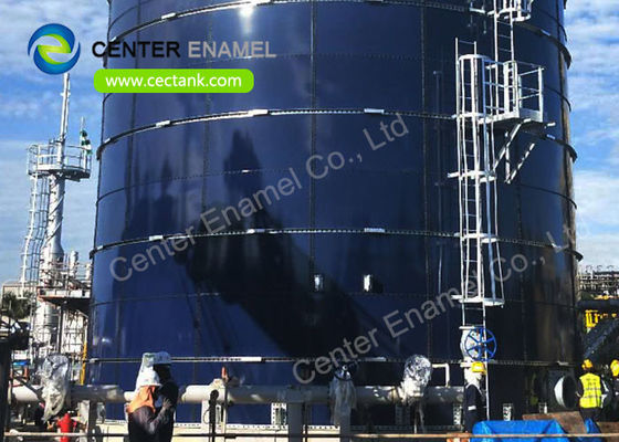 Glass Fused To Steel Dry Bulk Tanks For Storage Fly Ash Slag And Cement