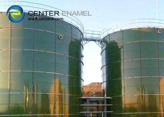 Glass Lined Steel Anaerobic Digestion Tank For Sludge Treatment Projects
