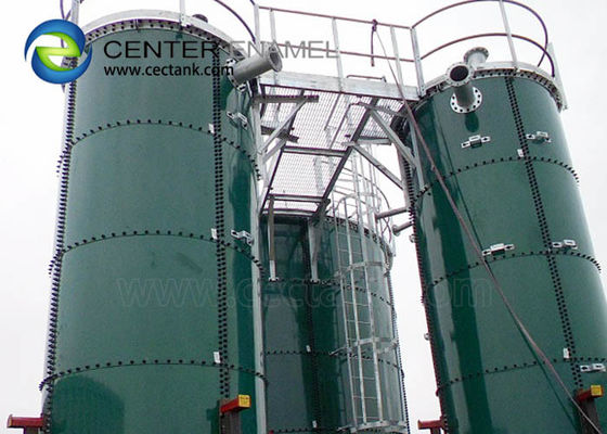 Glossy 18000M3 Bolted Steel Anaerobic Digester Tank