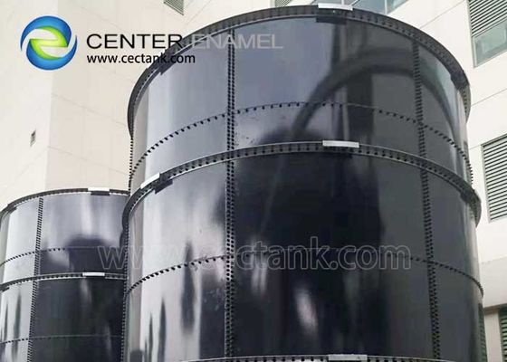 Glass Lined Steel Industrial Water Storage Tanks For Industrial Wastewater Treatment Project