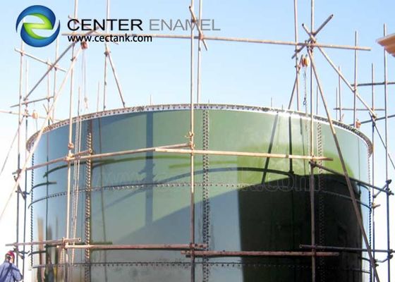 Glass Fused To Steel Continuous Stirred Tank Reactors CSTRs For Industrial Biogas Plants