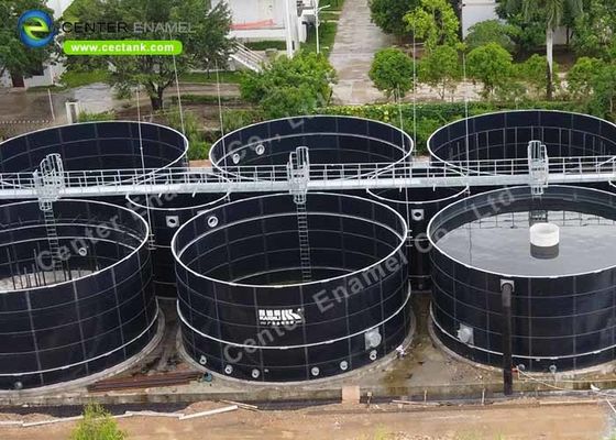 NSF 61 Glass Lined Steel Dry Bulk Storage Tanks For Liquid