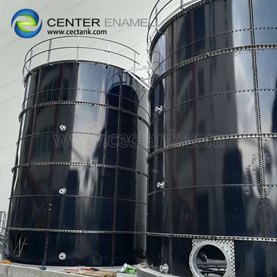 Bulk Silos Storage Tanks Glass Fused To Steel Material