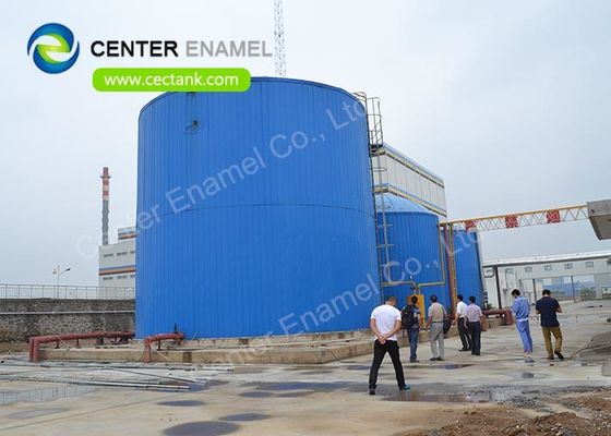 Bolted Steel Biogas Storage Tank With Double Membrane Gas Holder