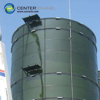 Glass Lined Steel Municipal Sewage Storage Tank For Wastewater Treatment Project