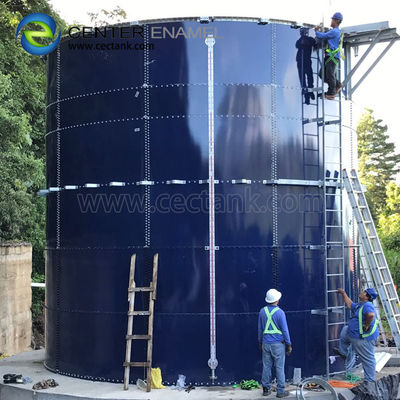Glass Fused To Steel Sludge Storage Tank For Wastewater Treatment Projects