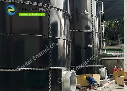 Glass Lined Steel Industrial Water Tanks  Two Layer Coating