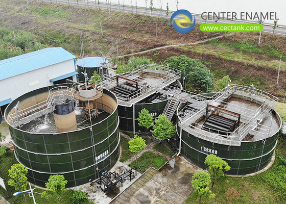 0.35mm coating Sludge Storage Tank Municipal Sewage Treatment Project