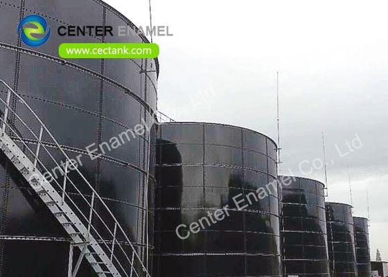 Anti Corrosion Glass Lined Steel Wastewater Holding Tank With 30 Years Life Span