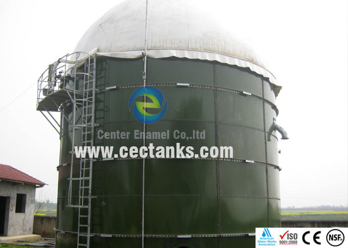 Biogas Storage Tank , Anaerobic Digestion in Wastewater Treatment High Capacity 0