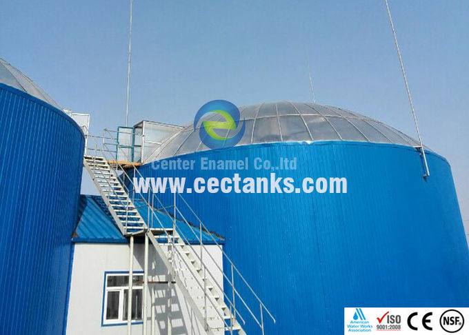 Customized Glass Fused To Steel Waste Water Storage Tanks With ART 310 Steel grade 1