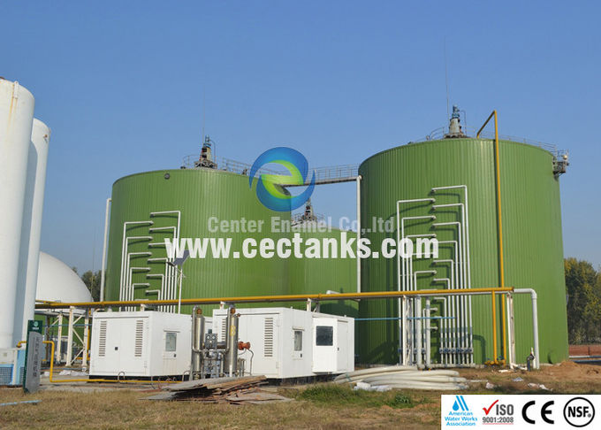 Customized Glass Fused To Steel Waste Water Storage Tanks With ART 310 Steel grade 0