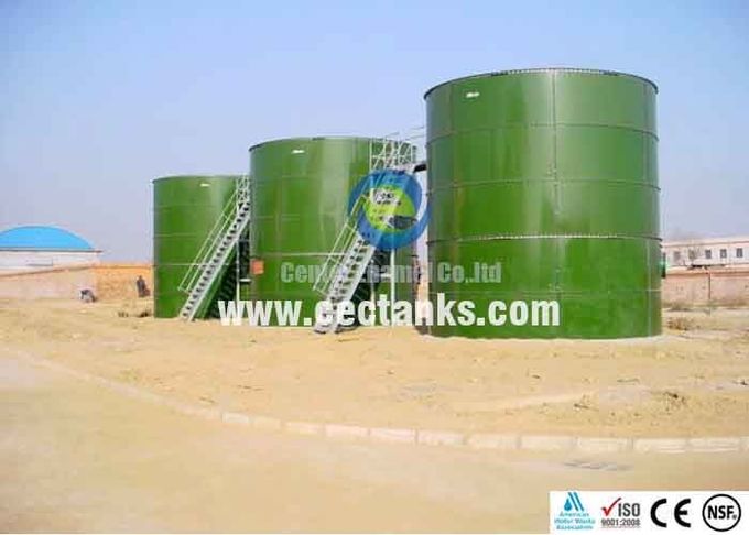 Agricultural Water Storage Tanks , Steel Silos for Grain Storage Capacity Customized 0