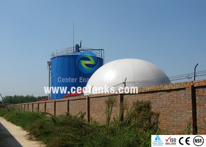 Porcelain Enamel Steel Grain Storage Silos / 200 000 Gallon Water Tank GFTS 0
